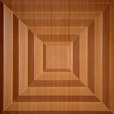 Ceilume Aristocrat 2ft x 2ft Caramel Wood Ceiling Tile V1-ARISTO-22CAR